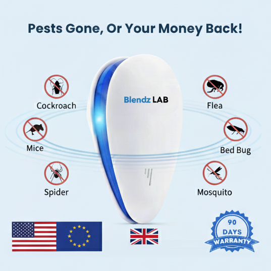 Blendz Lab™ - Pro Ultrasonic Pest Repeller