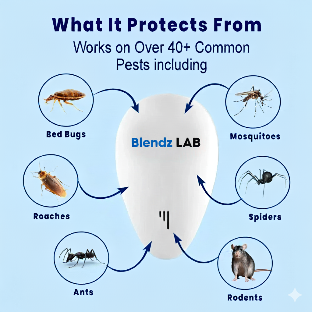 Blendz Lab™ - Pro Ultrasonic Pest Repeller